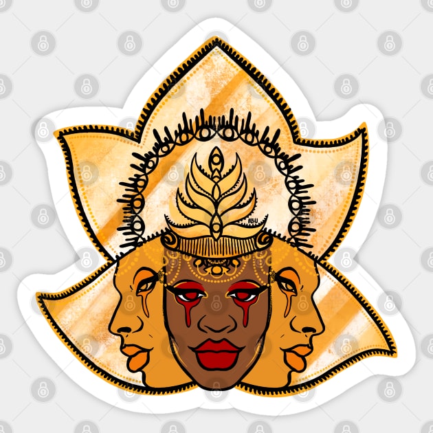 Yvie Oddly Headpiece Sticker by illu